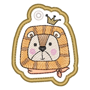 Leão Chaveiro (Pontos Leves e Aplique)