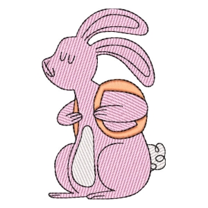 Student Bunny (Quick Stitch) Embroidery Design