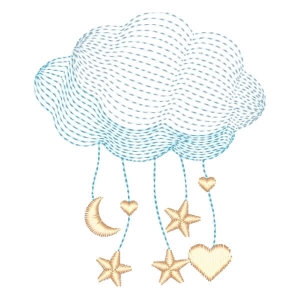 Baby Cloud (Quick Stitch) Embroidery Design