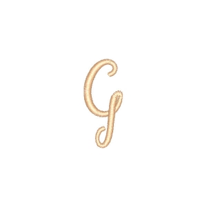 Gabriella Font Letter G Embroidery Design