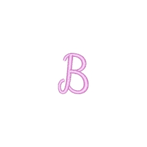 Gabriella Font Letter B Embroidery Design