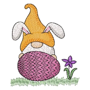 Easter Gnome (Quick Stitch) Embroidery Design