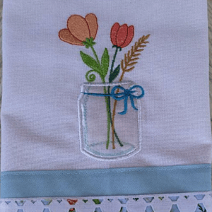 Vaso de Flor (Aplique)