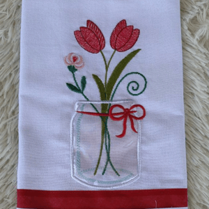 Vaso de Flor (Aplique)
