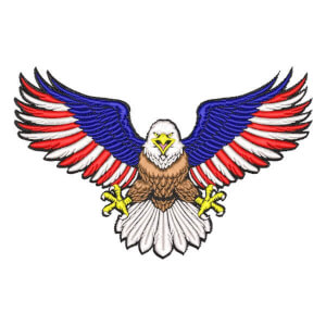 American Eagle Embroidery Design