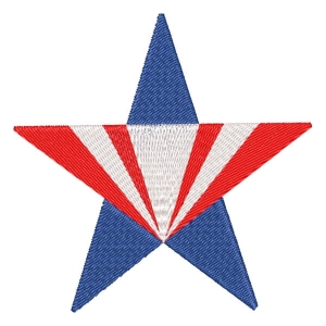 American Star Embroidery Design
