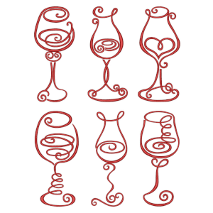 Wine Glasses Design Pack
