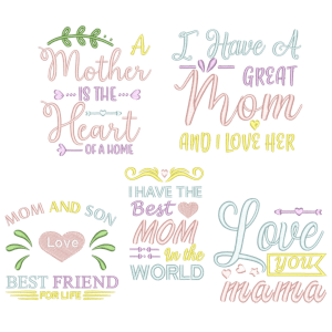 Mothers Day Message Design Pack