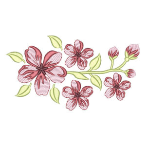 Flowers (Quick Stitch) Embroidery Design