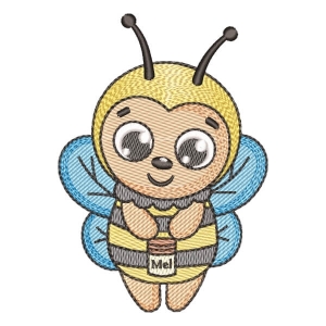 Bee (Quick Stitch) Embroidery Design