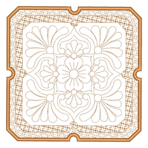 Flower Mandala Embroidery Design