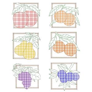 Plaid Fruits Design Pack