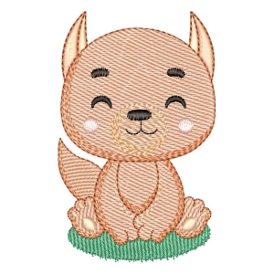 Wolf (Quick Stitch) Embroidery Design