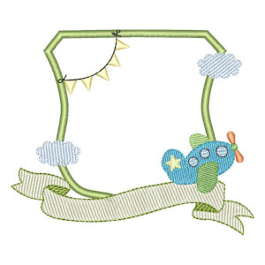 Frame Baby Boy Embroidery Design