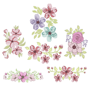 Flowers (Quick Stitch) Design Pack