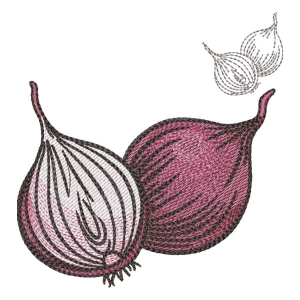 Onion Embroidery Design