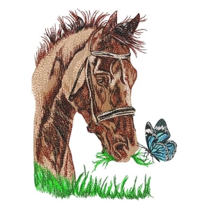 Horse (Realistic) Embroidery Design