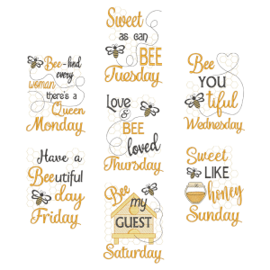 Bee Week Design Pack