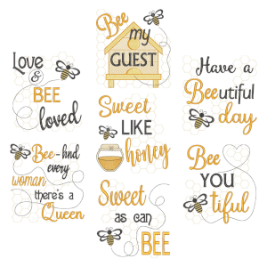 Bee Messages Design Pack