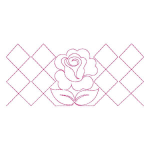 Quilt Flower Embroidery Design