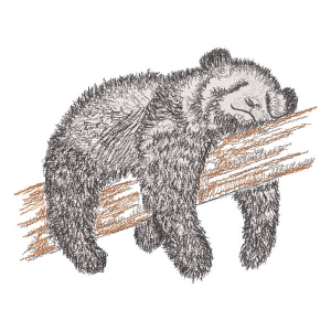 Urso Dormindo (Realístico) 