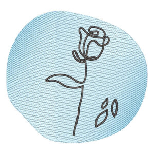 Stylish Floral (Quick Stitch) Embroidery Design