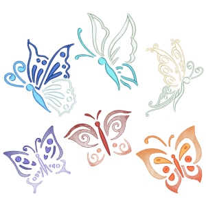 Butterflies (with Quick Stitch) Design Pack