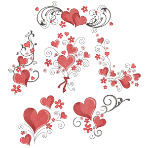 Hearts (Quick Stitch) Design Pack