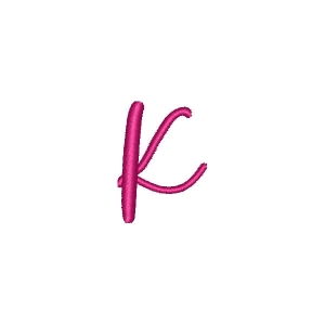 Alphabet Pastel Candy Letter K Embroidery Design