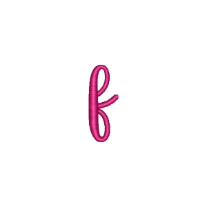 Alphabet Pastel Candy Letter f Embroidery Design