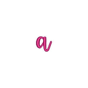 Alphabet Pastel Candy Letter a Embroidery Design