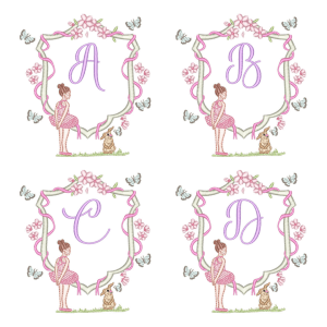 Alphabet Ballerina and Frame Design Pack