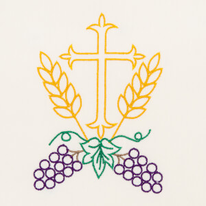 Holy supper Embroidery Design