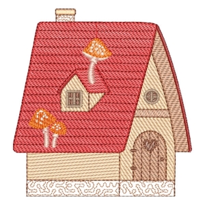 House (Quick Stitch) Embroidery Design