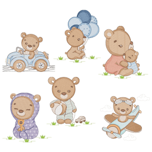 Bears (Quick Stitch) Design Pack