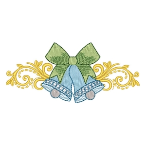 Christmas Bells Embroidery Design