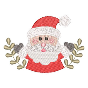 Christmas Santa Claus Embroidery Design
