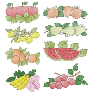 Fruits (Quick Stitch) Design Pack