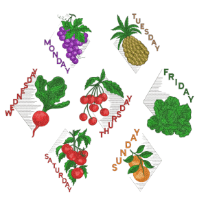 Fruits Week Design Pack