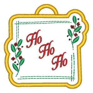 Christmas Ornament (In the Hoop) Embroidery Design
