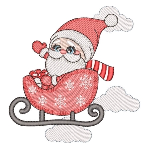 Santa Claus Embroidery Design