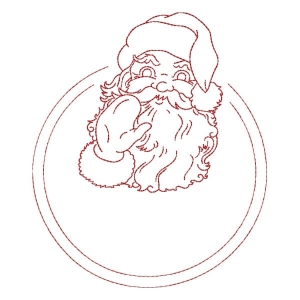 Christmas Frame Embroidery Design