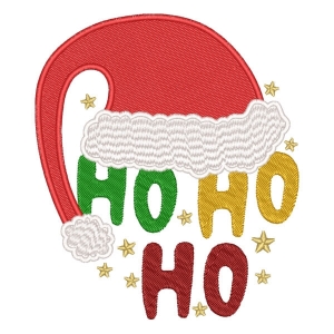 Christmas Message Embroidery Design