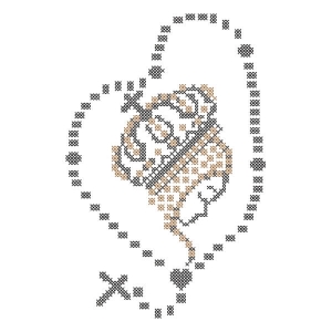 Our Lady (Cross Stitch) Embroidery Design