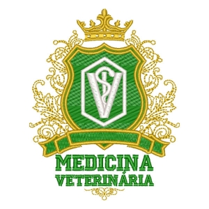 Matriz de bordado Brasão Medicina Veterinaria