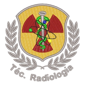 Matriz de bordado Logomarca Técnico em Radiologia 