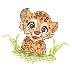 Safari Jaguar (Quick Stitch) Embroidery Design