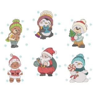Cute Christmas (Quick Stitch) Design Pack