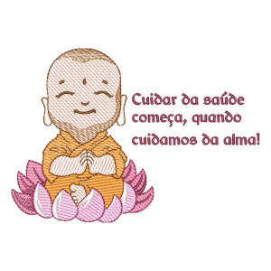 Baby Buda com Mensagem (Pontos Leves)