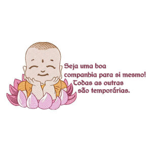 Baby Buda com Mensagem (Pontos Leves)